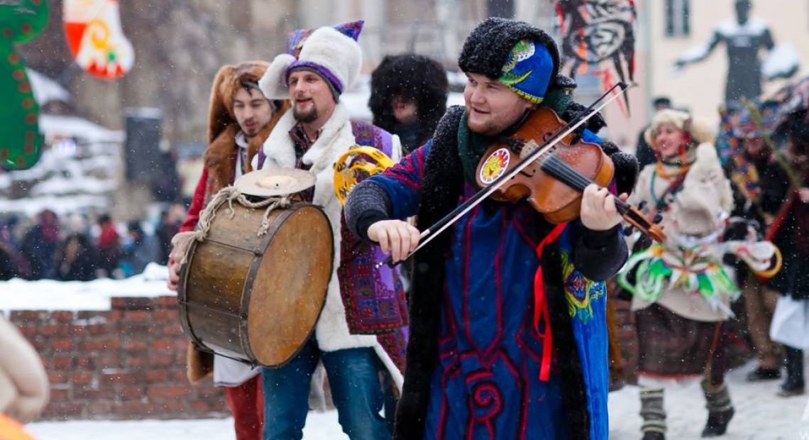 Old Calendar New Year or "Malanka" Celebration in Ukraine