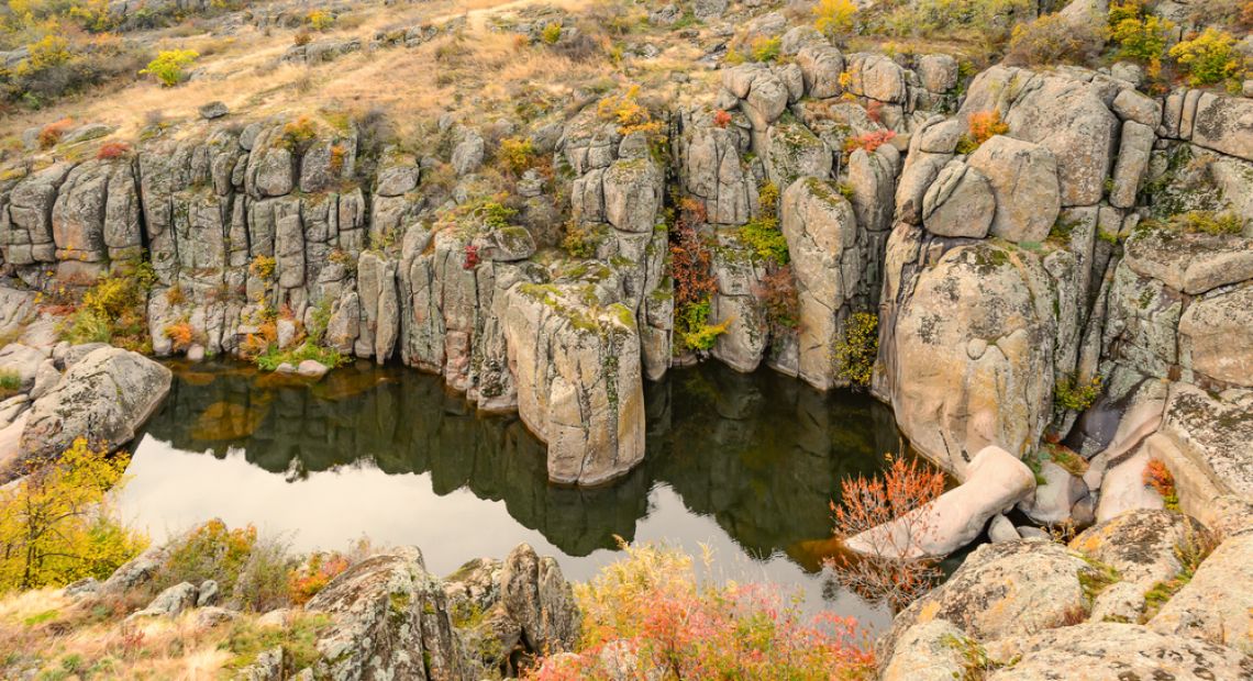 Aktove Canyon in Ukraine