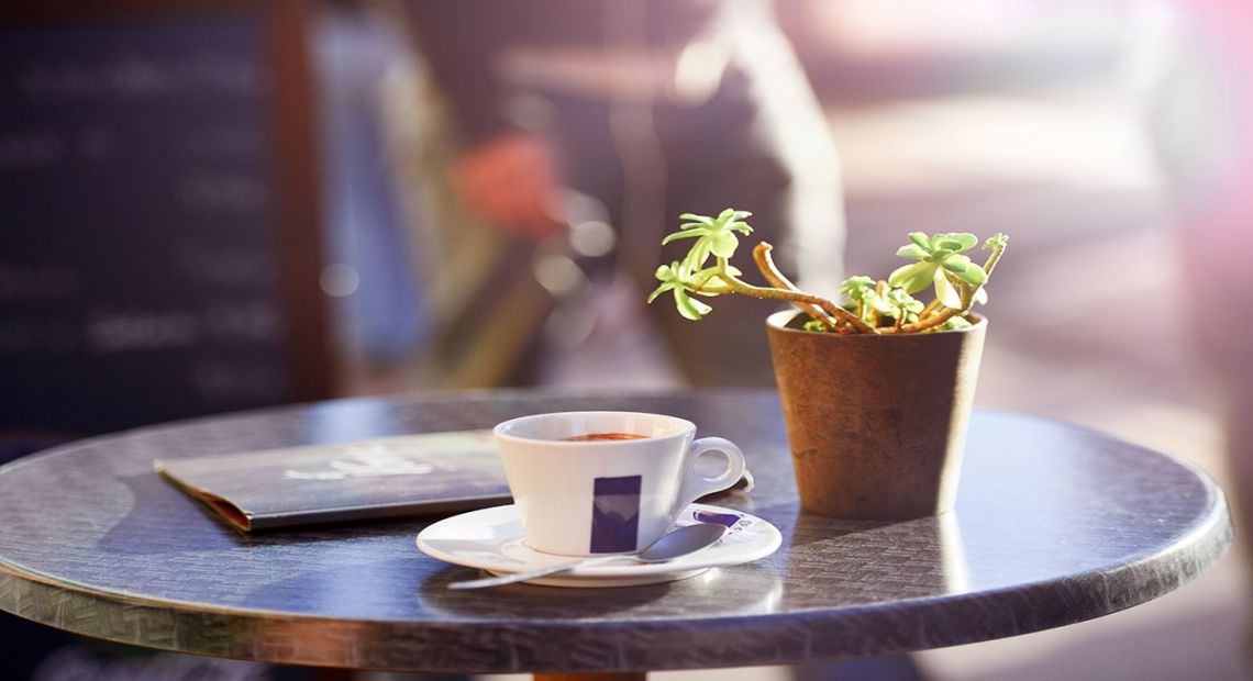 Early Morning Coffee in Kyiv