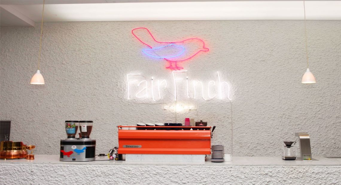 Fair Finch Coffee shop in Kyiv 