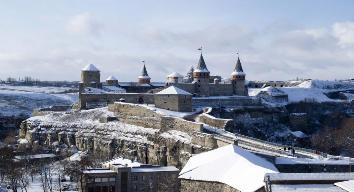 Kamianets-Podilskyi Castle in Ukraine