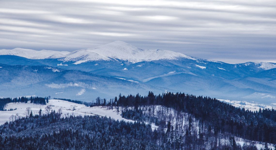 Hoverla Mountain in Ukraine