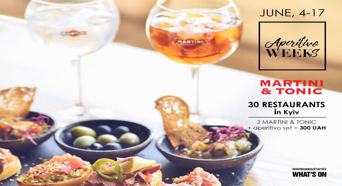 Aperitivo Weeks in Kyiv: Delicacies for Fixed Price 