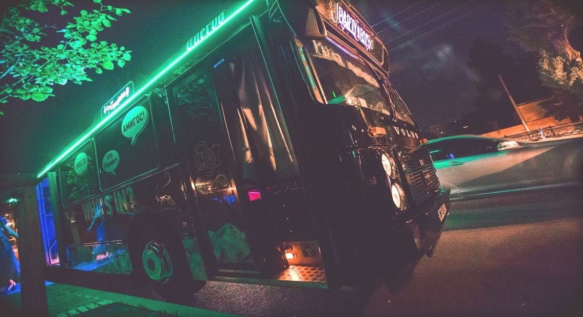 Jose Cuervo Party Bus in Kiev