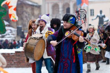 Old Calendar New Year or "Malanka" Celebration in Ukraine