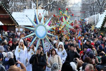 Orthodox Christmas Celebrations in Kyiv