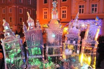 Ice Sculpture Festival in Lviv