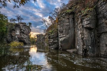 Buky Canyon in Ukraine