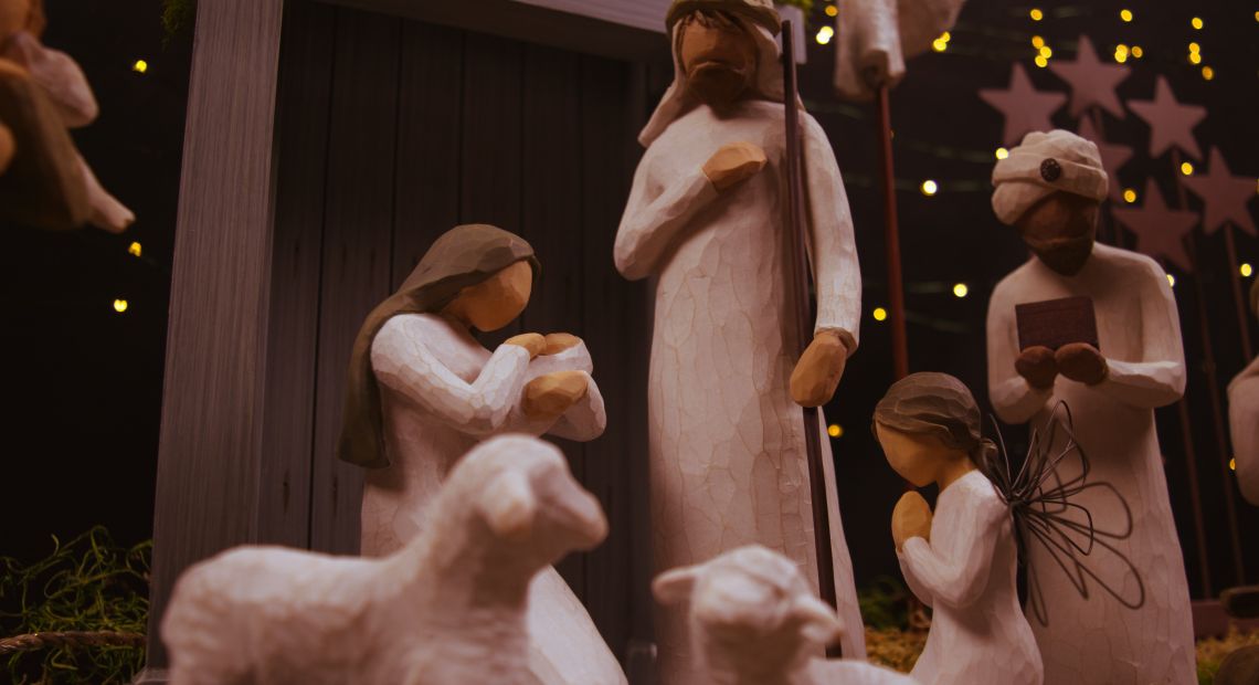 Christmas nativity scene