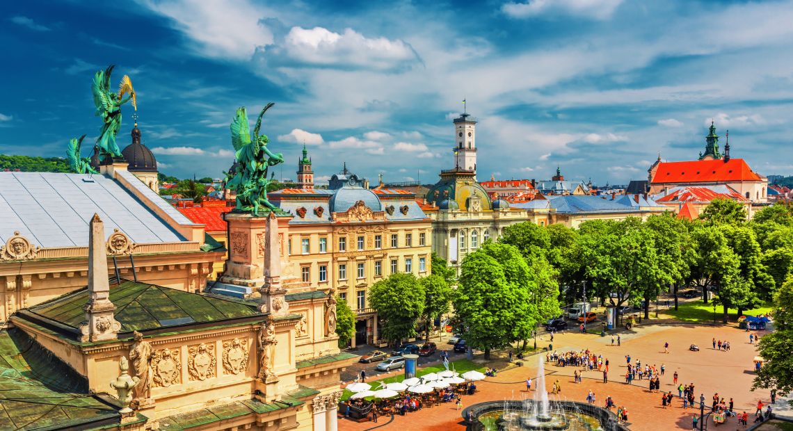 view over lviv