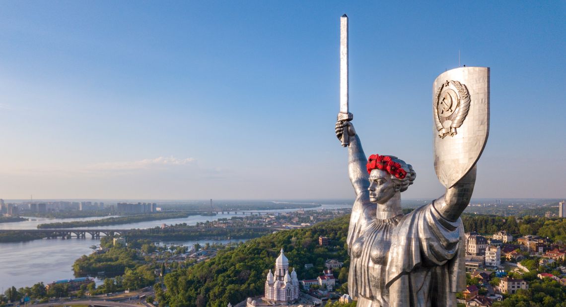 Motherland monument in Kyiv