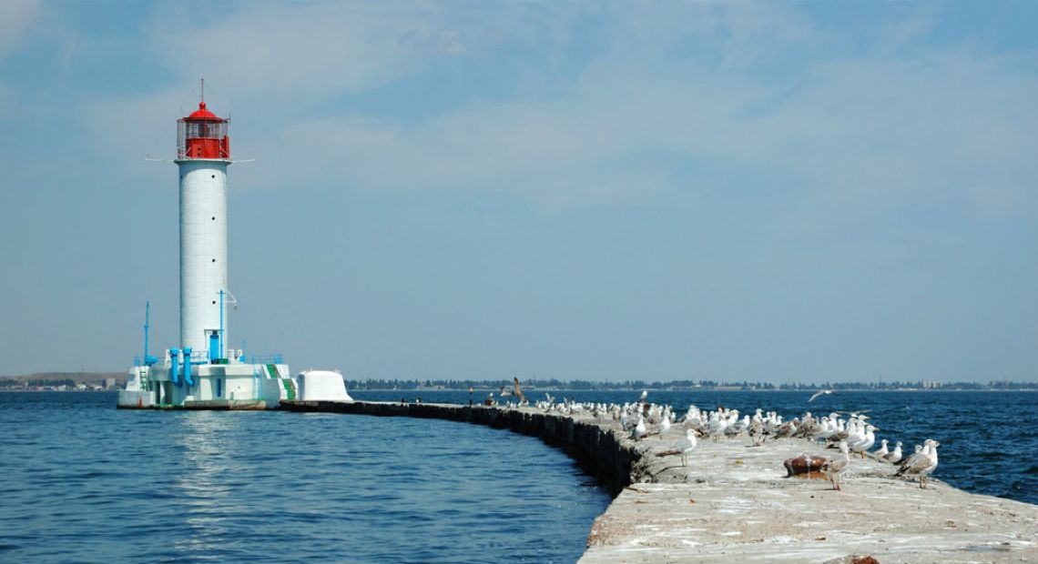 Voronstov Lighthouse in Odesa