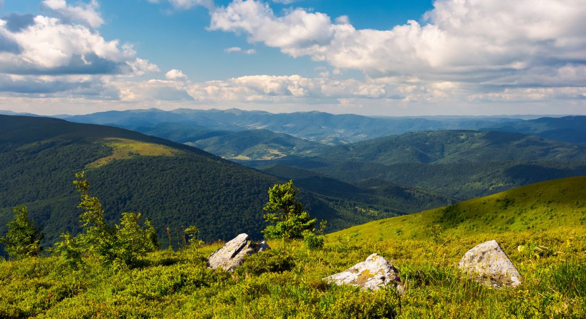 carpathian mountain view