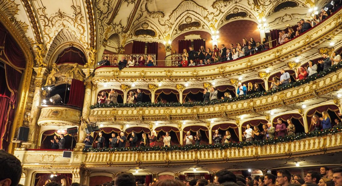 People in luxurious Opera