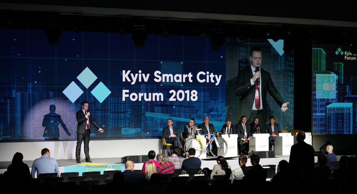 Kyiv Smart City Forum 2018 stage