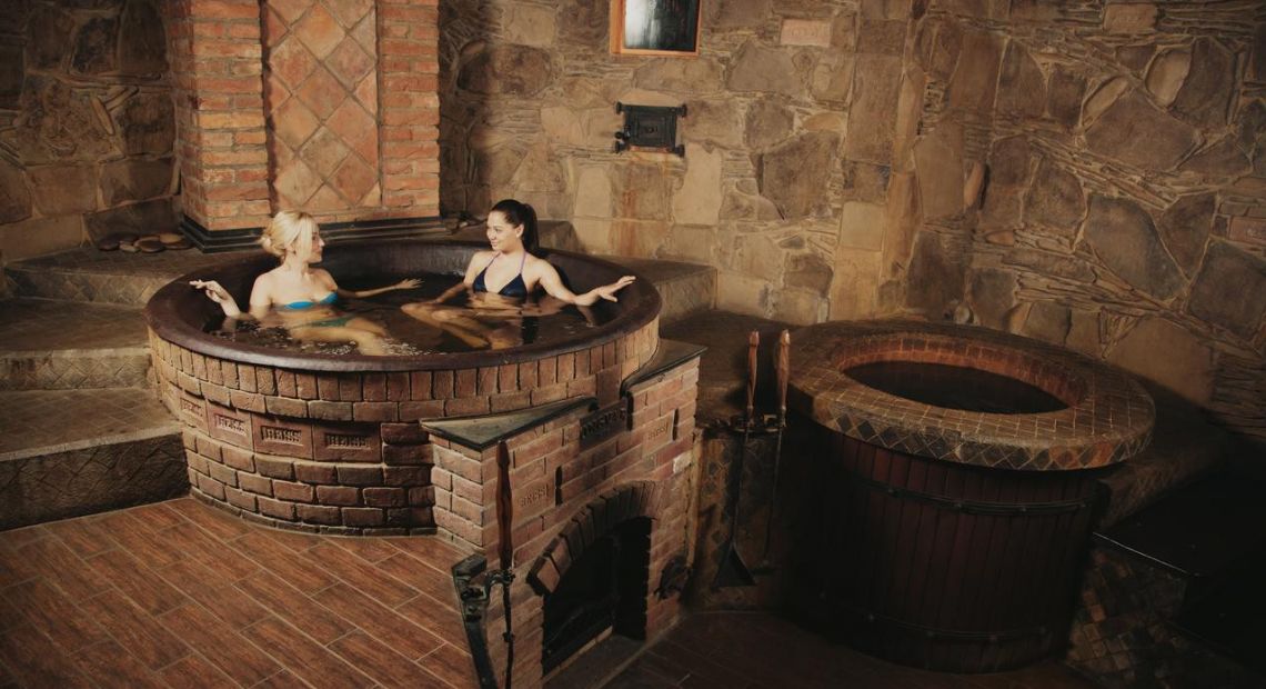 Carpathian hot jar "chan" spa in Uzhorod