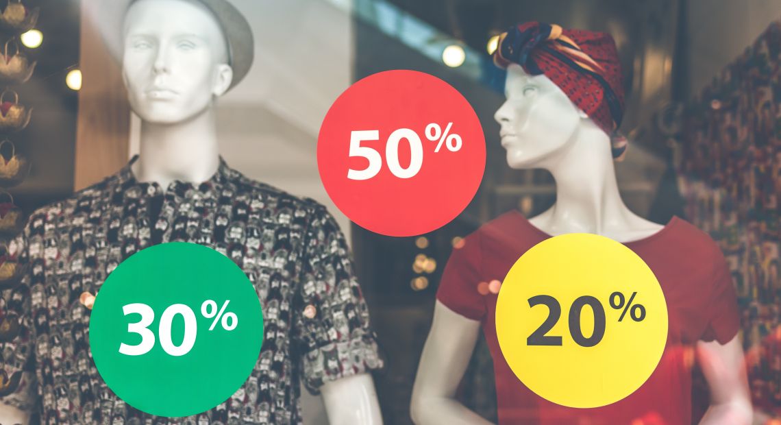 Mannequins with discounts