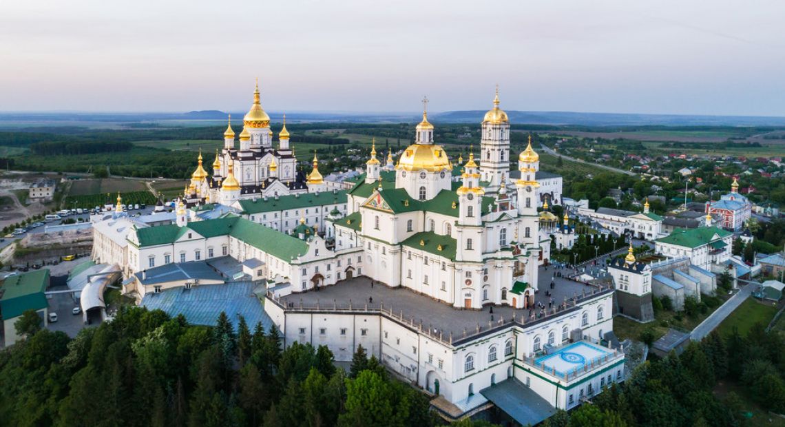 Pochayivsko-Uspenska Lavra in Ukraine