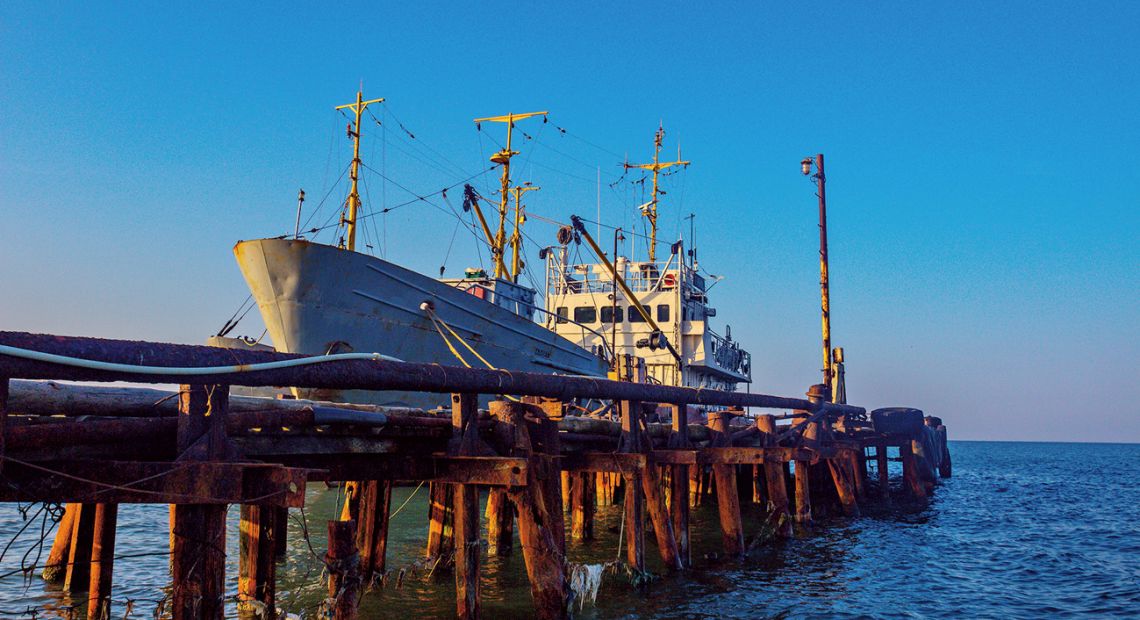 Large seaport in Ukraine