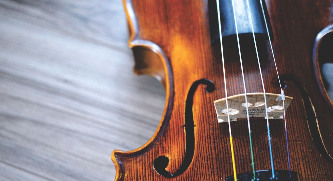 Violin close up