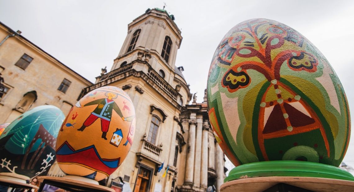 Pysankas in Lviv