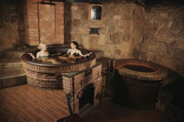 Carpathian hot jar "chan" spa in Uzhorod