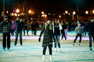Ice rink in Odesa