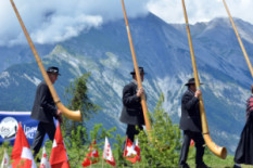 Men with Alphorn