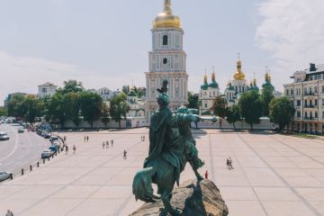 Bohdan Khmelnystkyi Monument on Sofiiska Square