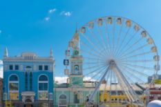 Fun fair at Podil in Kyiv