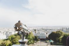 Binoculars on the panorama terrace