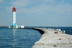 Voronstov Lighthouse in Odesa