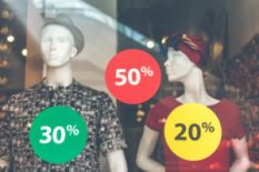 Mannequins with discounts
