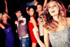 girl dancing in nightclub