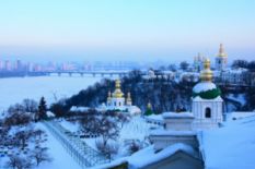 Kyiv in winter