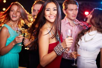 people dancing in nightclub