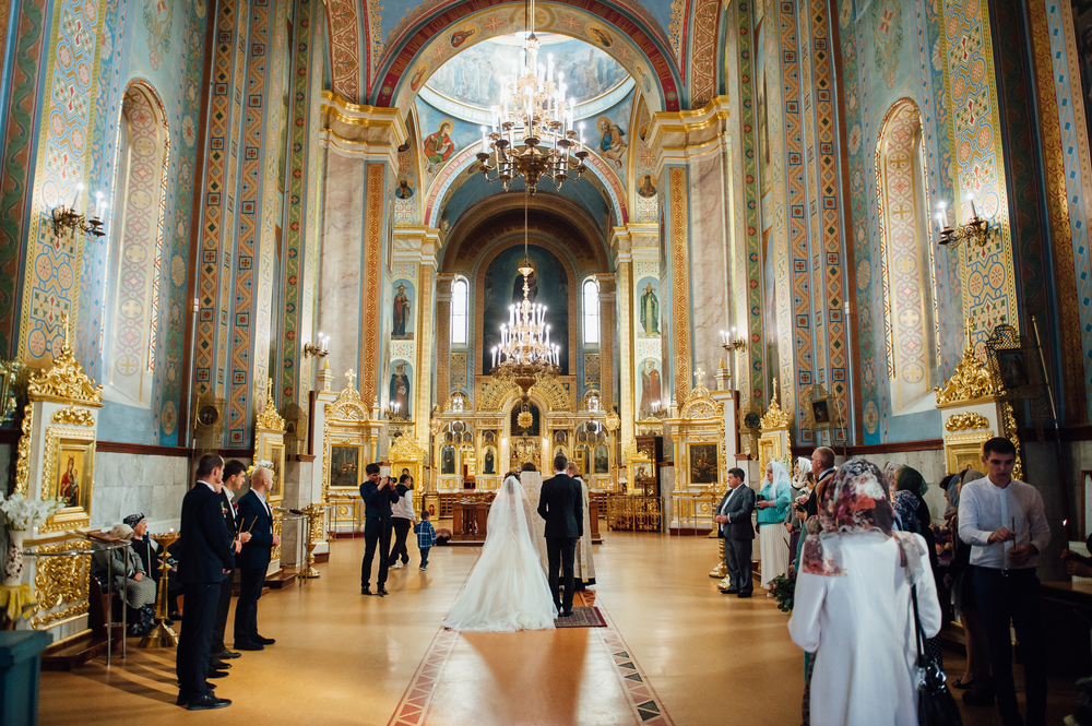 Wedding in an Orthodox church