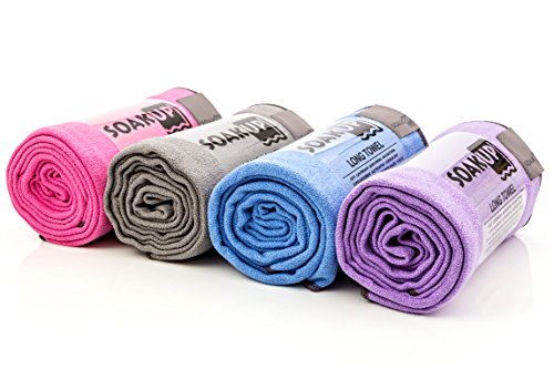 Long Microfiber Towel By Soak Up Multipurpose Quick Dry Super Absorbent Slip Resistant Anti Bacterial Lightweight Premium Material Can Absorb Water Sweat with Ease 0