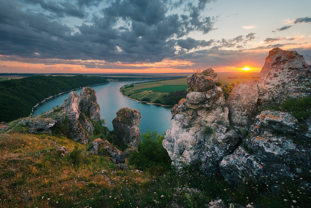 Beautiful views of Dniester Canyon