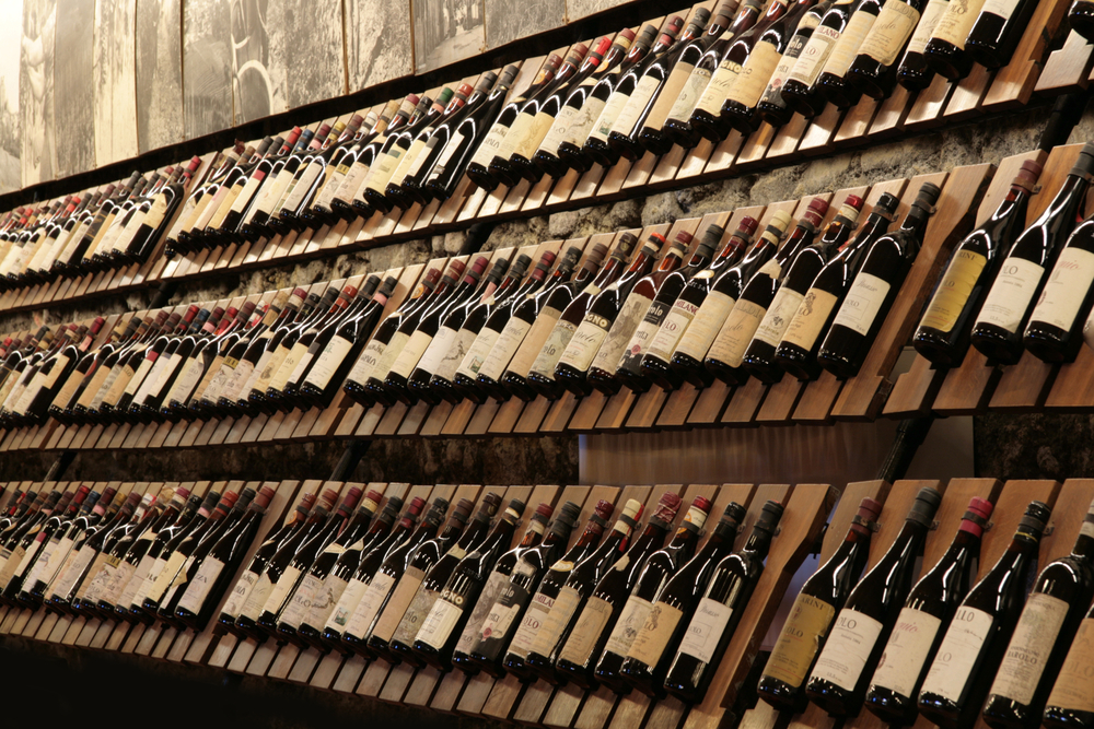 many bottles of wine