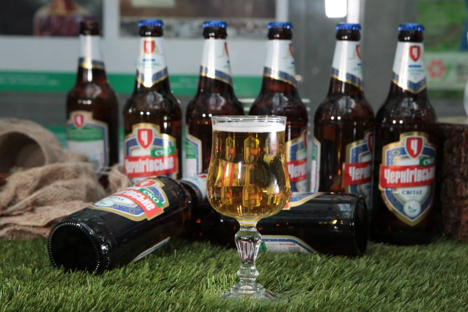 Cherniviske Ukrainian beer 