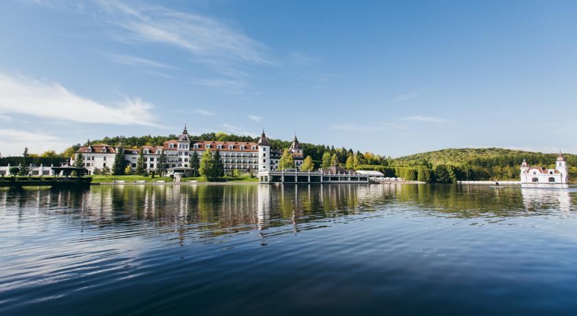 beautiful SPA hotel by lake