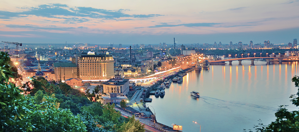 panoramic view of kiev