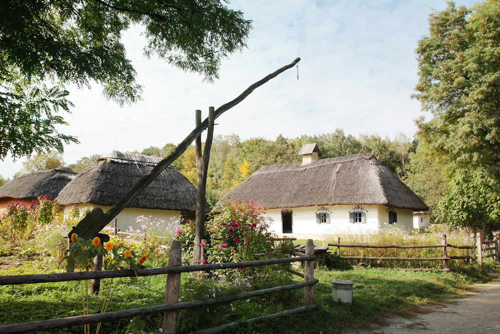 Ukrainian traditional village