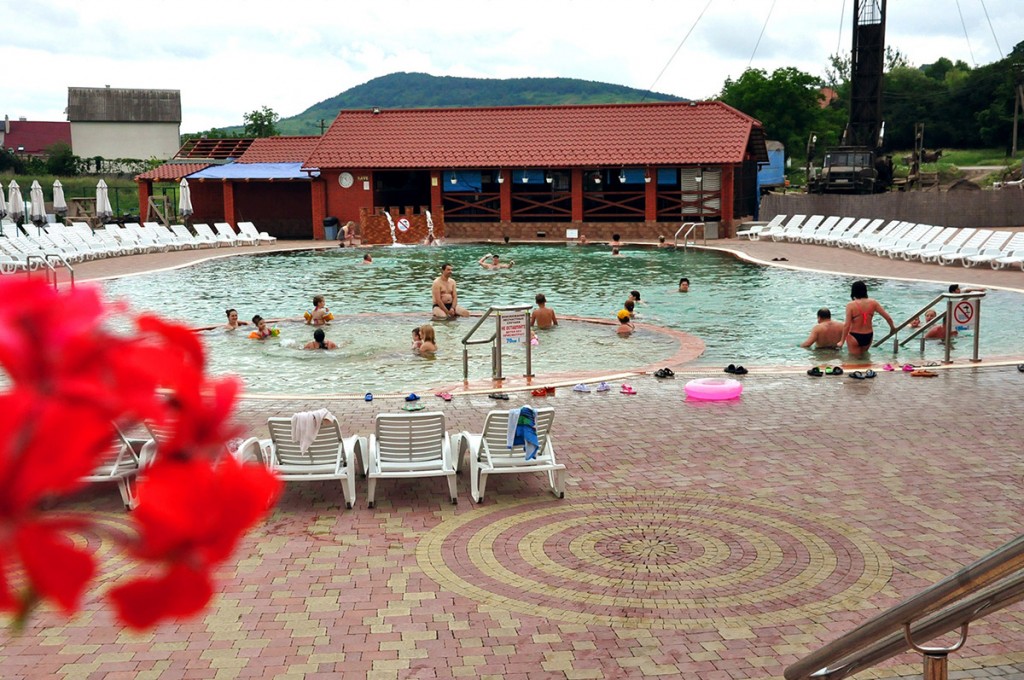 swimming pool in Carpathians