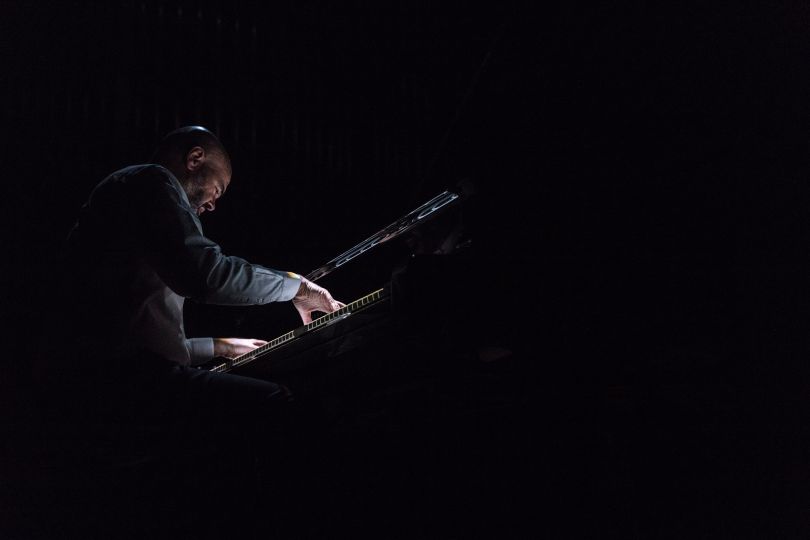 Man playing the piano