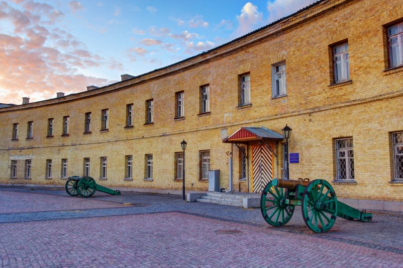 Oblique Caponier fortress in Kyiv