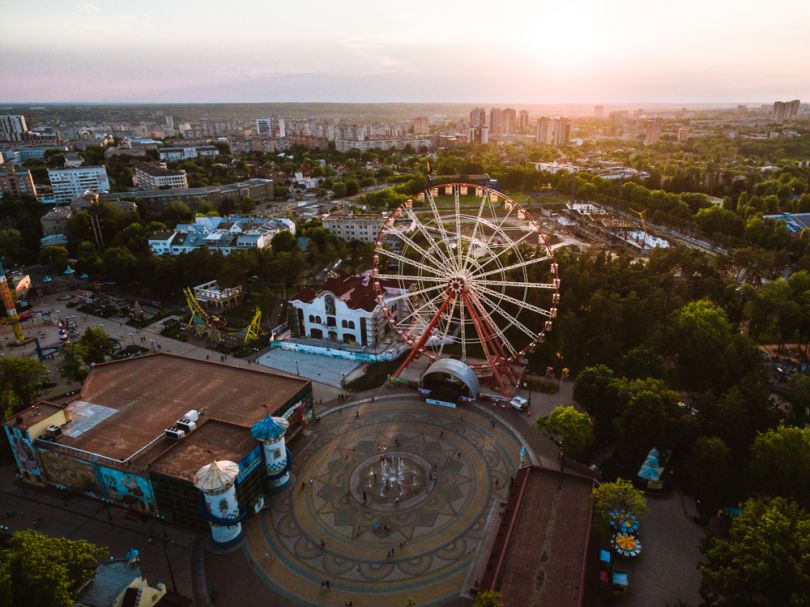 Ferris wheel in Modern Kharkiv