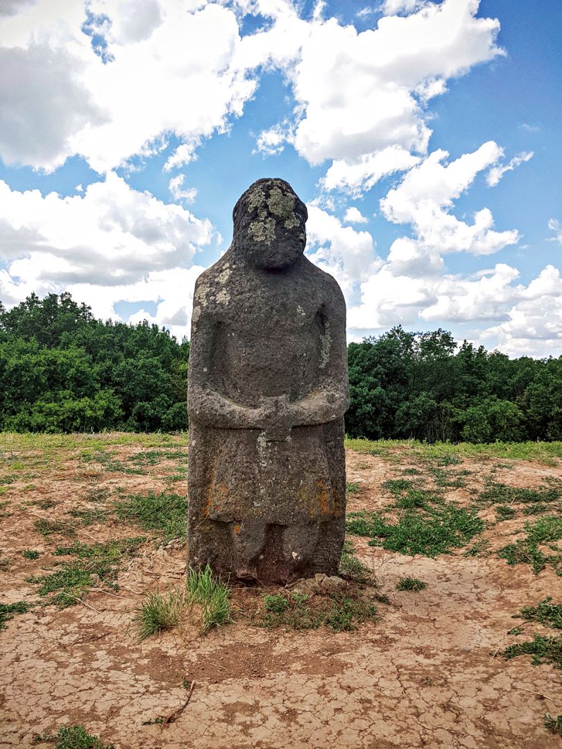 Stone statues in Ukraine