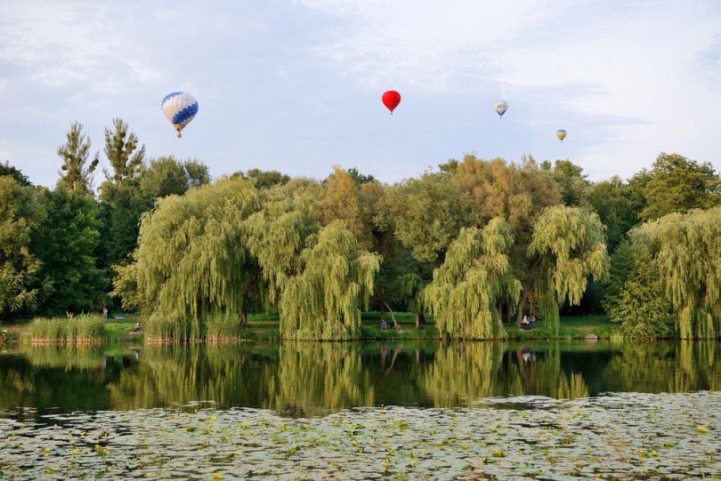 Hot air balloons in Bila Tserkva
